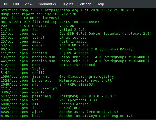 Ping to verify connectivity with target machine
